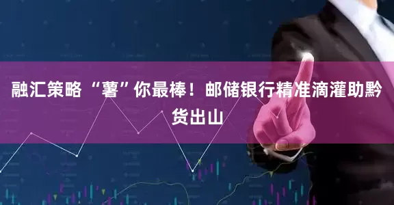 融汇策略 “薯”你最棒！邮储银行精准滴灌助黔货出山